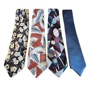 Vintage Silk Tie Lot – Avanzini, Damon, Fierté s.r.l., 3ME – Made in Italy & USA